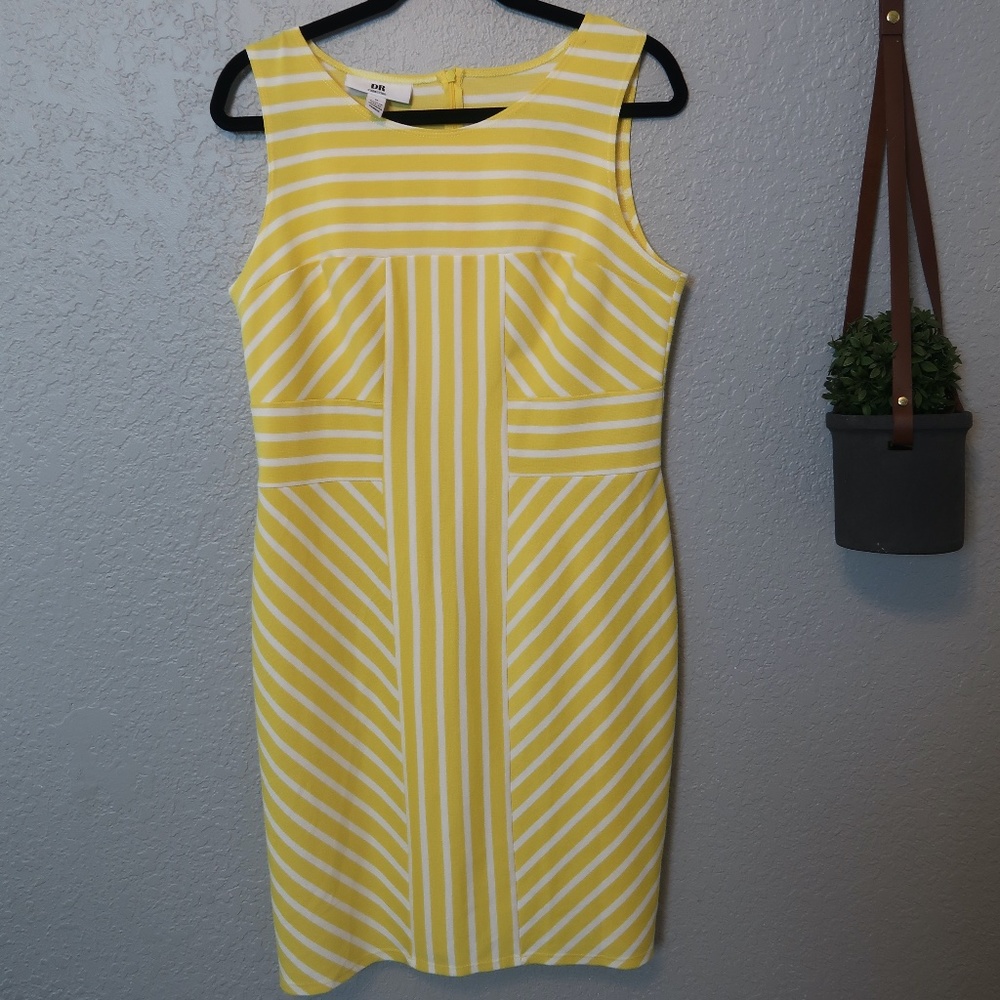 DR COLLECTION STRIPPED TANK DRESS {12}